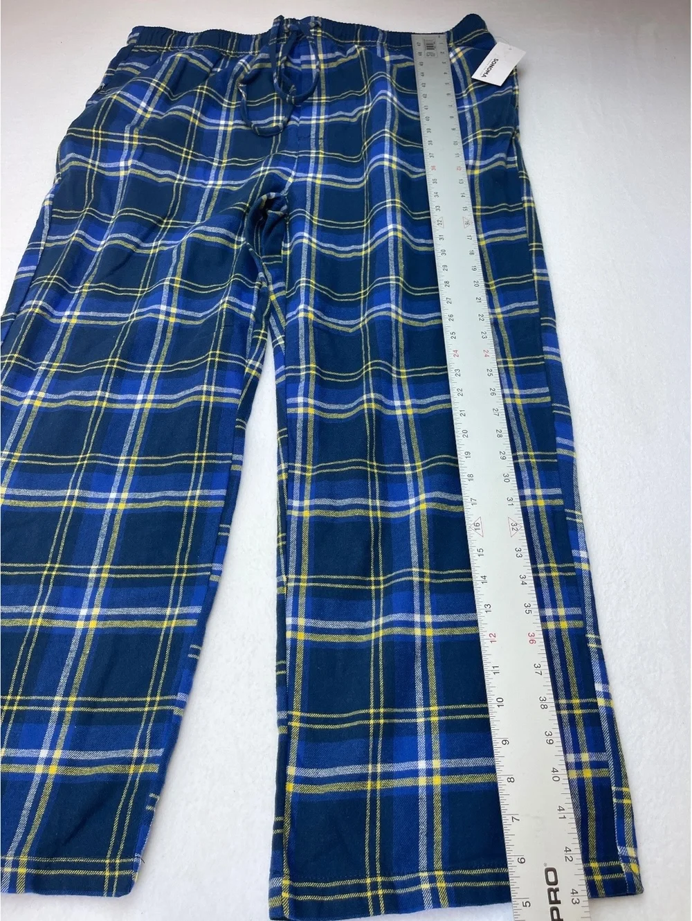Sonoma Essential Flannel Flannel Pajamas  Blue Plaid XXL